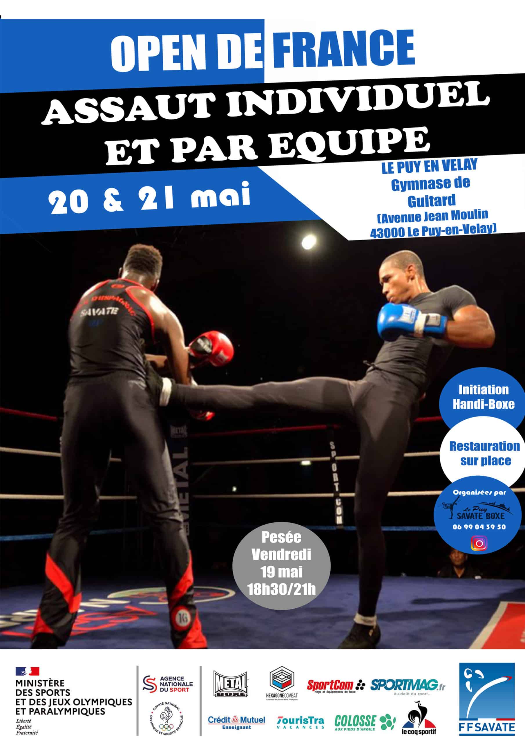 Savate boxe française - L'équipe de France Olympique